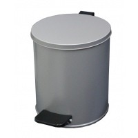 Урна с педалью круглая 7 л серая в Гродно
