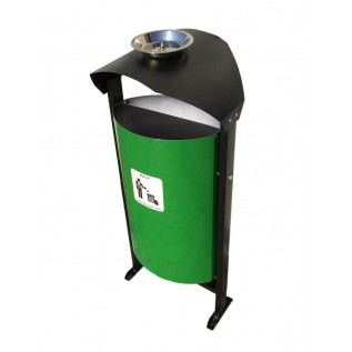 Урна уличная ЕВРО-25 (С пепельницей)