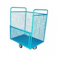 Контейнер-тележка с ромбовидной опорой колес