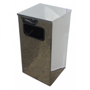 Урна для мусора Квадро-21 хром