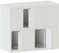 Камера хранения для вещей и сумок горизонтальная ШО-8Г (локер)